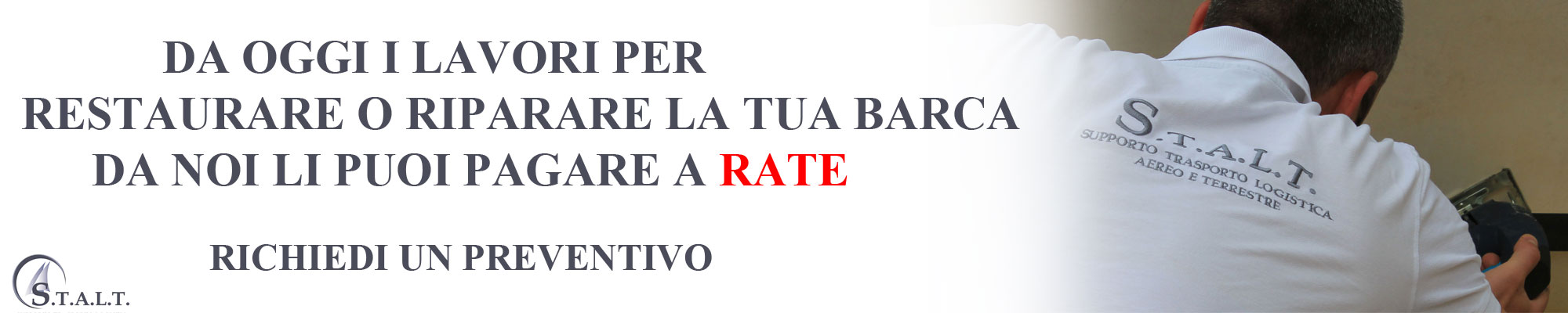 paga a rate il restauro o riparazione della tua barca