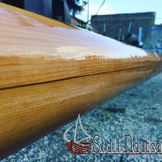 Realizzazione di un albero in legno di douglas di 15 e 9 metri