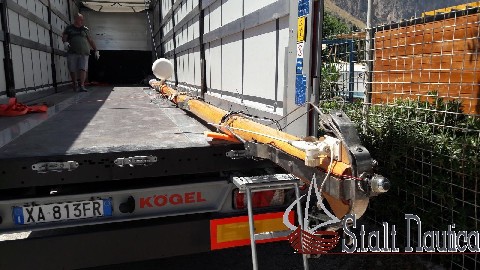 Realizzazione di un albero in legno di douglas di 15 e 9 metri