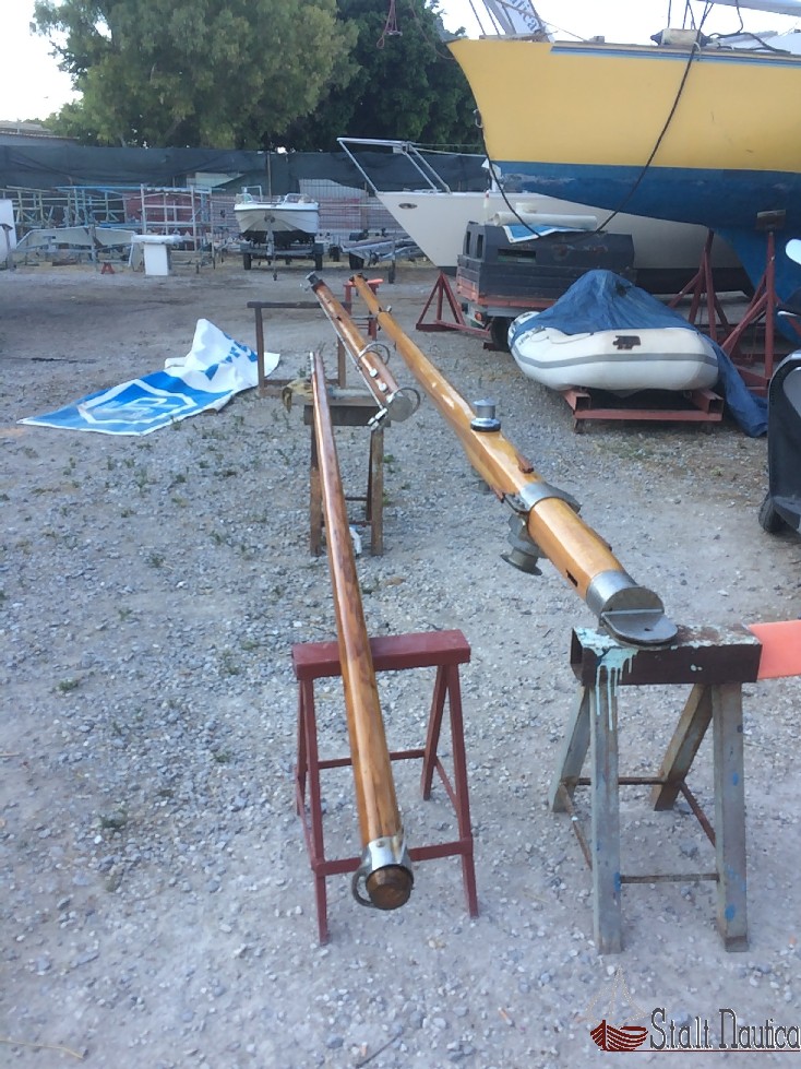 Realizzazione di un albero in legno di douglas di 15 e 9 metri
