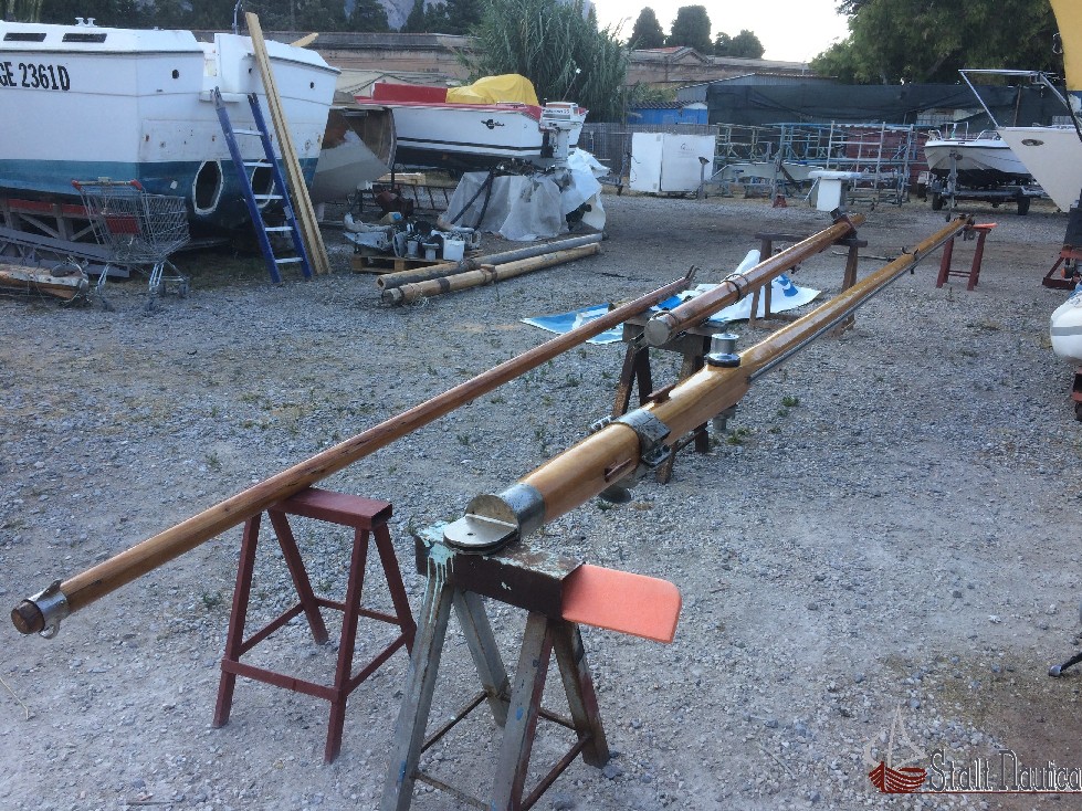Realizzazione di un albero in legno di douglas di 15 e 9 metri