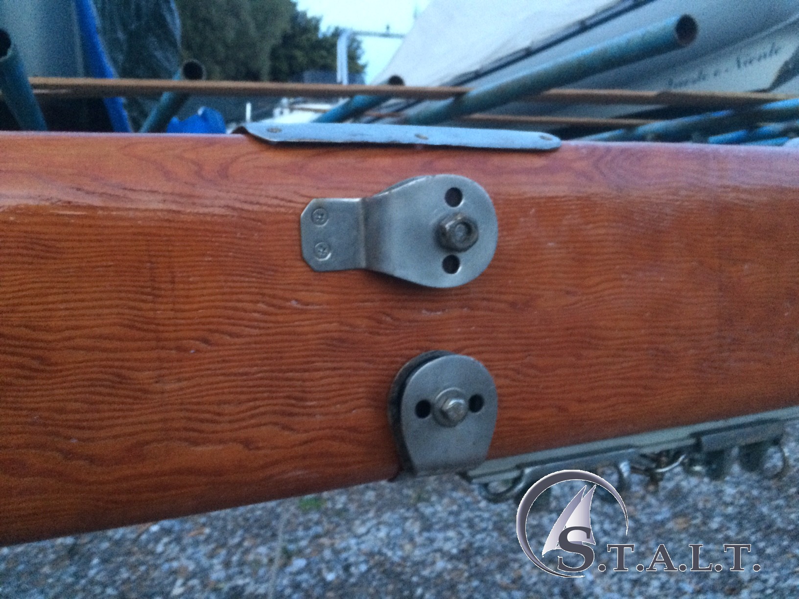 Realizzazione di un albero in legno di douglas di 15 metri