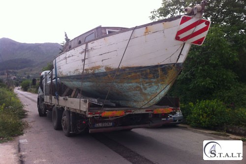 Trasporto barca a vela Agrigento Palermo