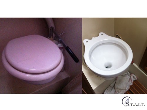 Sostituzione da wc meccanico ad elettrico