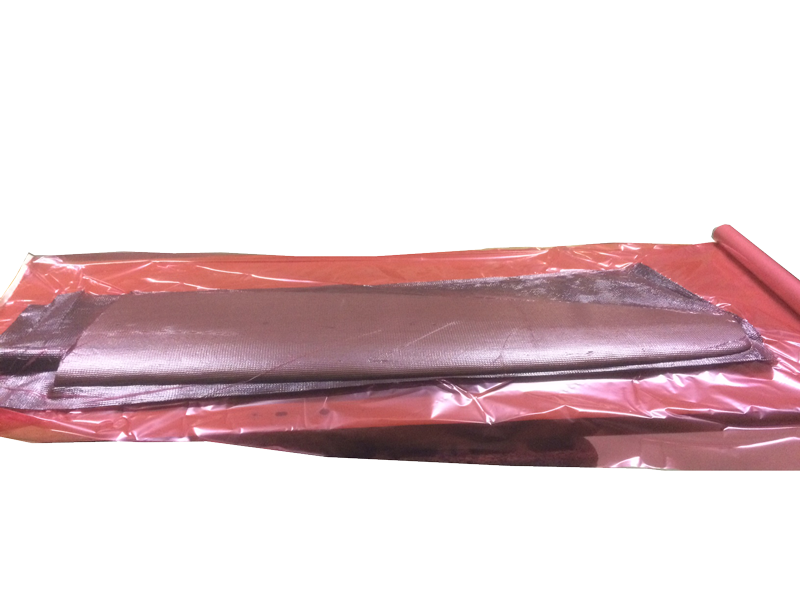 Infusione sottovuoto di una pala di un timone